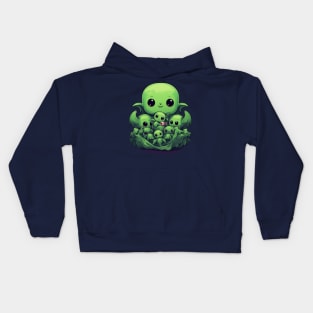 Kawaii Cthulhu and Baby Abominations Kids Hoodie